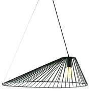 Κρεμαστό Φωτιστικό Οροφής Μεταλλικό Μονόφωτο E27 CAPPELLO ACA-OD91681PB-Μαύρο OD91681PB