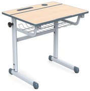 U-Grow SCH-Y036-DSK Γραφείο Ξύλινο Γκρι 70x56x79εκ.