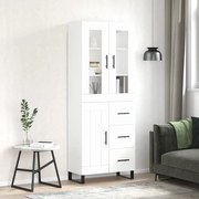 vidaXL Ντουλάπι Λευκό 69,5x34x180 εκ. από Επεξεργασμένο Ξύλο