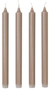Κερί Eco Taper Σετ 4τμχ  Linen Burn Time 9.5 h Ø2,2 x H28 cm Broste Copenhagen