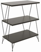 Τραπεζάκι Βοηθητικό Lazandos 854KLN4319 46x30x76cm Anthracite-Black