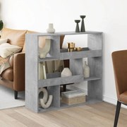 Βιβλιοθήκη/Διαχωριστικό Χώρου Γκρι 100x33x94,5 εκ. Επεξ. Ξύλο 3309477