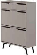 Παπουτσοθήκη Astat 855DTE5186 81,6x29,5x110cm Mocha Μοριοσανίδα, Μελαμίνη