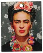 Frida Kahlo - Γκρι 9x7,5εκ.