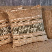Μαξιλάρι Διακοσμητικό (Με Γέμιση) Ethnic 874-222-121 42x42cm Multi-Olive 42X42 Cotton-Polyester