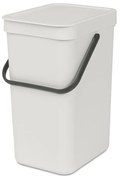 Brabantia 1005511 Κάδος απορριμμάτων Sort&amp;Go 12L, Light Grey