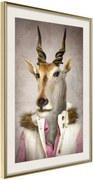 Αφίσα - Animal Alter Ego: Antelope - 40x60 - Χρυσό - Με πασπαρτού