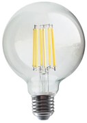 LED FILAMENT E27 G95 12W 4000K 230V AC 1600LM RA80 - 4000K - PALA9512NW