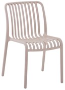 Καρέκλα CONVEE C6104.04 Πολυπροπυλενίου Καπουτσίνο 48x56x79Y εκ. 48x56x79 εκ.