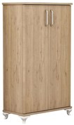 Παπουτσοθήκη Ari 566BMS2107 72x32,5x120cm Walnut Μοριοσανίδα, Μελαμίνη