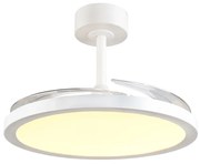 Ανεμιστήρας Reality Lighting -RL KASFJORD R64452131 Λευκό Ματ (White Mat) 2700 - 6500K