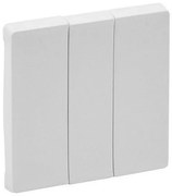 Πλακίδιο Απλού Τριπλού Διακόπτη 752003 σε 3 χρώματα Valena Life Legrand-755030-Λευκό 755030