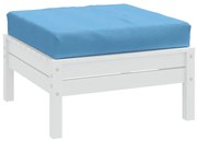 vidaXL Μαξιλάρι Παλέτας Μπλε 60x60x9,5 εκ. Ύφασμα