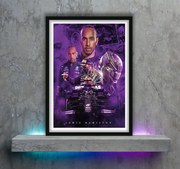 Πόστερ &amp; Κάδρο Lewis Hamilton F053 21x30cm Εκτύπωση Πόστερ (χωρίς κάδρο)