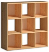 Βιβλιοθήκη Cube Megapap από μελαμίνη χρώμα oak 90x30x90εκ.-GP022-0035,3