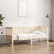 vidaXL Καναπές Κρεβάτι Χωρίς Στρώμα Λευκό 80x200 εκ. Μασίφ Ξύλο Πεύκου