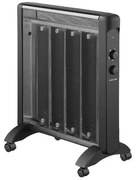 Eurolamp Θερμοπομπός 2000W Mica Με Θερμοστάτη Μαύρο 300-41611