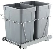 VEVOR Double Pullout Waste Container Under Cabinet Kitchen Bin Trash Can