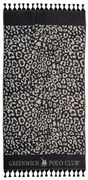 Πετσέτα Θαλάσσης - Παρεό 4059 Black-Ivory Greenwich Polo Club Θαλάσσης 90x170cm 100% Βαμβάκι