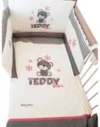 Σετ Κούνιας 4τμχ Bebe Stars Teddy Flower 3010