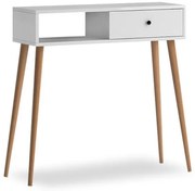 Κονσόλα μελαμίνης Napoli Megapap λευκό 90x29x88εκ. GP022-0070,1-GP022-0070,1-Λευκό GP022-0070,1