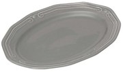 Πιατέλα Σερβιρίσματος Οβάλ Athénée 07-13691 25cm Grey Estia Porcelain