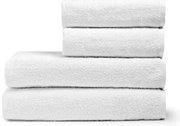 Beauty Home Πετσέτα Μπάνιου Ξενοδοχείου Smooth 500gsm plain 100% Cotton 80x200 Λευκό