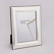 Κορνίζα Μεταλλική Επάργυρη 756-10036 13x18cm Silver Estheti Home Metal
