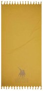 Πετσέτα Θαλάσσης - Παρεό 3796 Ocher Greenwich Polo Club Θαλάσσης 90x170cm 100% Cotton