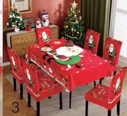 Χριστουγεννιάτικο Σετ Τραπεζαρίας 7 τμχ 150x220 Σχέδιο Νο5