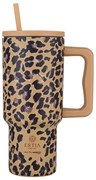 Κούπα Θερμός Με Λαβή & Καλαμάκι 900ml Estia Save The Aegean Tumbler Spotted Prowl 01-34849
