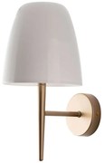 Φωτιστικό Τοίχου - Απλίκα Ares I-ARES-AP1-BCO 1xE14 22x33,7cm White Luce Ambiente Design Γυαλί