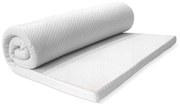 Ανώστρωμα Top Foam Με Αποσπώμενο Κάλυμμα White Palamaiki Διπλό 150x200cm