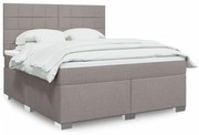 ΚΡΕΒΑΤΙ BOXSPRING ΜΕ ΣΤΡΩΜΑ TAUPE 180X200 ΕΚ. ΥΦΑΣΜΑΤΙΝΟ 3290571