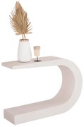 ΚΟΝΣΟΛΑ ΣΕΙΡΑ SANTORINI  MDF ΣΕ ΥΠΟΛΕΥΚΟ ΧΡΩΜΑ 110x30x70Υεκ.