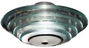 Φωτιστικό Οροφής - Πλαφονιέρα MX700262B Φ30x12cm 2xG9 40W Nickel-Clear Aca