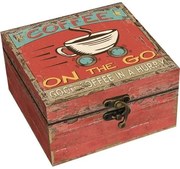 Διακοσμητικό Κουτί “Coffee on the Go” 13Χ13Χ7