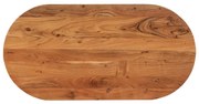 vidaXL Επιφάνεια Τραπεζιού Οβάλ 100x50x2,5 εκ. Μασίφ Ξύλο Ακακίας