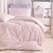Σεντόνια Μονά (Σετ) Rythmos Symbol Tiny Heart Salmon ΧΩΡΙΣ ΛΑΣΤΙΧΟ 160x260