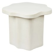 Βοηθητικό Τραπέζι Sonja Off White Γυαλιστερό Stoneware Π42,5 x Β46,5 x Υ36 εκ. BROSTE COPENHEAGEN