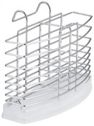Στεγνωτήριο μαχαιροπήρουνων Rosberg R53003D, 20,7x9,5x15,2 cm, χρώμιο