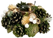 Χριστουγεννιάτικο Κηροπήγιο Για Ρεσώ (Φ19x9) Edelman Georgie 1180535