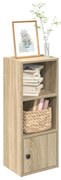 vidaXL Βιβλιοθήκη Sonoma Δρυς 31x24x77 εκ. από Επεξεργασμένο Ξύλο