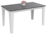 Intrahome ΤΡΑΠΕΖΙ ΚΟΥΖΙΝΑΣ SCASABLANCAINCASABLANCALTCASABLANCAIE-ROSE .02 ΜΕΛΑΜΙΝΗ ΣΕ ΜΑΥΡΟ-ΛΕΥΚΟ ΧΡΩΜΑ 130x75x75Υεκ intraho-1726520