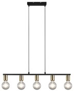 Φωτιστικό Οροφής Vannes R30185008 5xE27 40W 8x82x150cm Brass Mat RL Lighting Μέταλλο