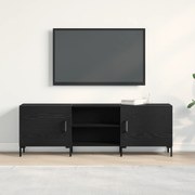 vidaXL Ντουλάπι τηλεόρασης Μαύρη Δρυς 150x30x50 εκ Επεξεργασμένου ξύλου