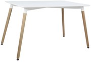 Τραπέζι Minimal HM008.01 Λευκό 120x80x73cm Mdf, Wood