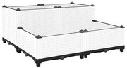 vidaXL Ζαρντινιέρα 80 x 80 x 38 εκ. από Πολυπροπυλένιο