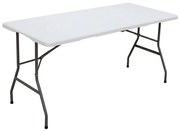 Τραπέζι Κέτερινγκ (Βαλίτσα) 41.0203 181x70x74cm White-Grey Zita Plus