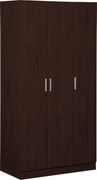 Ντουλάπα Wilson 3D τρίφυλλη-Wenge